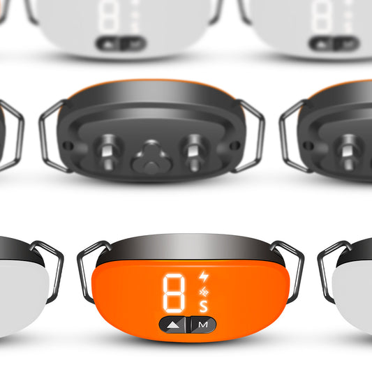 Bark Stopper Dog Barking Prevention Pet Supplies Black And White Orange