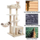 Cat Tree for Indoor Cats, 45Inches Multi-Level Cat Tower with Sisal Covered Scratching Posts, Spacious Condo, Cozy Hammock and Plush Top Perch
